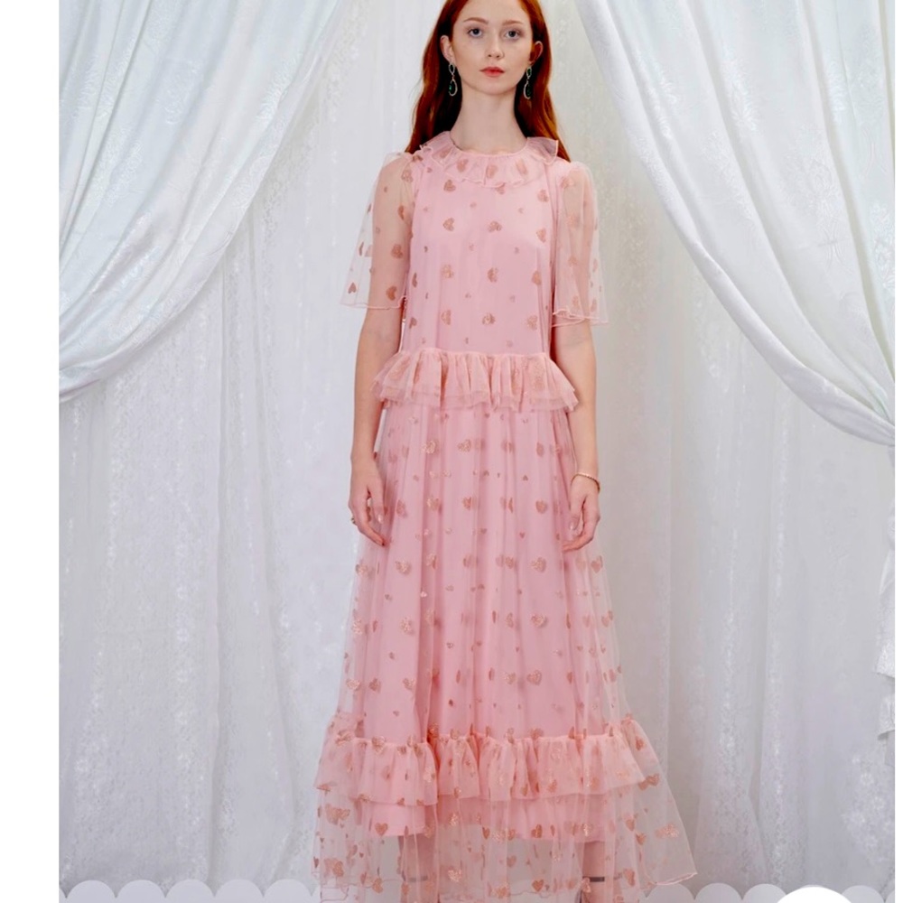 Sister Jane Souvenir Hearts MIDI Dress